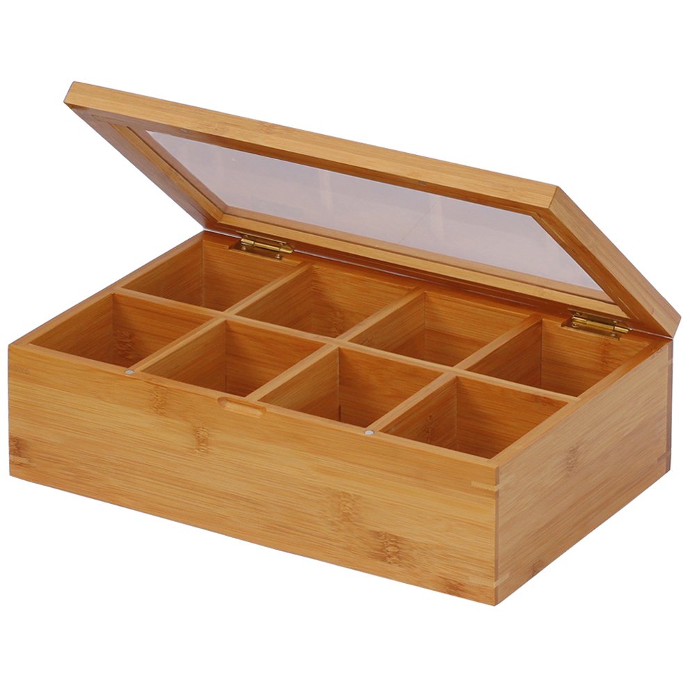 Oceanstar Bamboo Tea Box