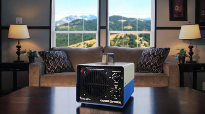 OdorFree Villa 3000 Ozone Generator for Eliminating Odors, permanently removing Tobacco, Pet and Musty Odors at their Source - Easily Treats Up To 3000 Sq Ft