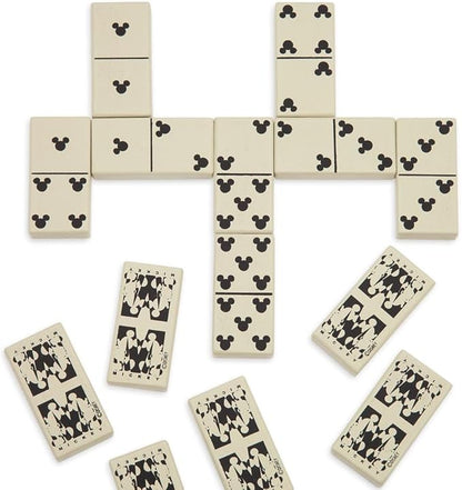 Disney Store Dolls &amp Games Mickey Mouse Deluxe Game Set - Includes Disney Chess Set Checkers Pieces Backgammon Board Playing Cards Poker Chips Dice &amp Shaker Cup in Self-Contained Wooden B