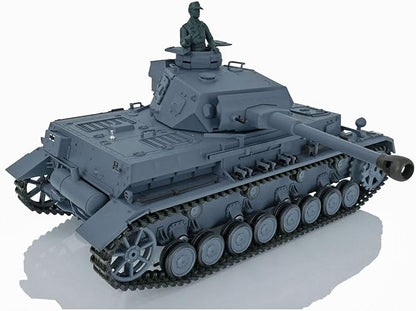 Heng Long US in Stock RC Tank 2.4G 1/16 7.0 Plastic German Panzer Iv F2 RTR Tank Model 3859 Infrared Combat 340 Rotating Turret Smoking Generator BB Pellets BB Shooting Airsoft