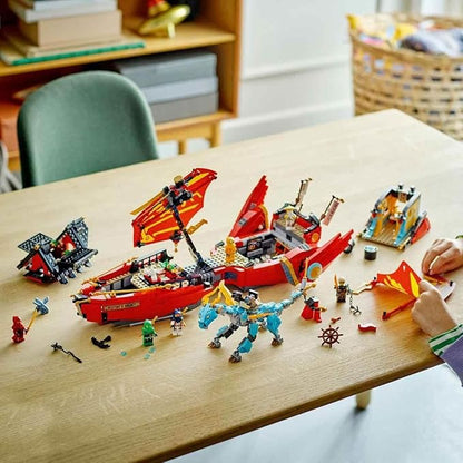 LEGO Ninjago 71797 Aerial Battleship Bounty Toy Blocks Present Ninja Carrot Vehicle Nori Boys 9 Years Old and Up