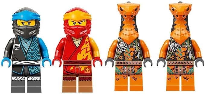 Lego 71759 Ninjago Dragon Temple Ninja Toy and Figure Set with Motorcycle Includes NYA Figure to Protect The Temple Multi-Colour