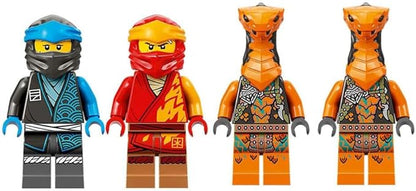 Lego 71759 Ninjago Dragon Temple Ninja Toy and Figure Set with Motorcycle Includes NYA Figure to Protect The Temple Multi-Colour