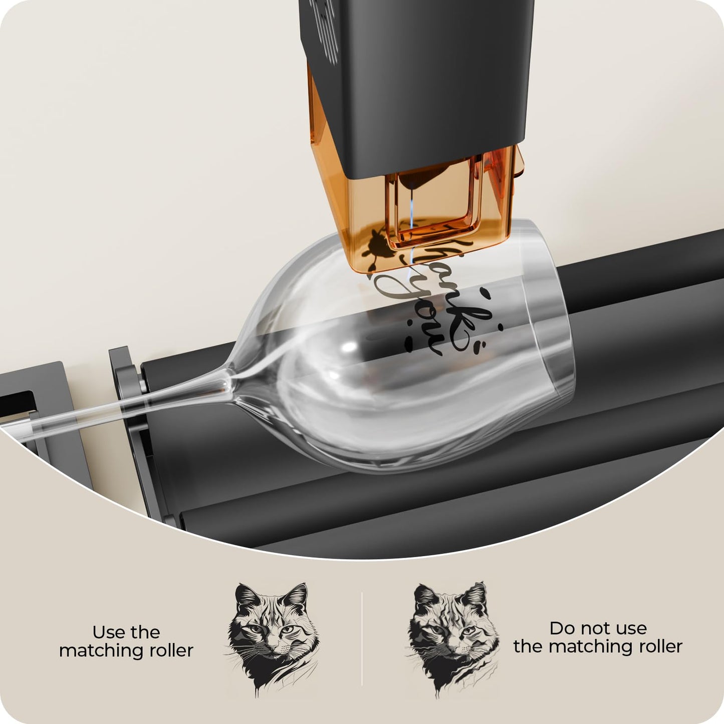 BlazeX M3 10W Laser Engraver Machine with Rotary Roller and Risers Kit, Honeycomb, Enclosure, Engraving Materials, Class 1