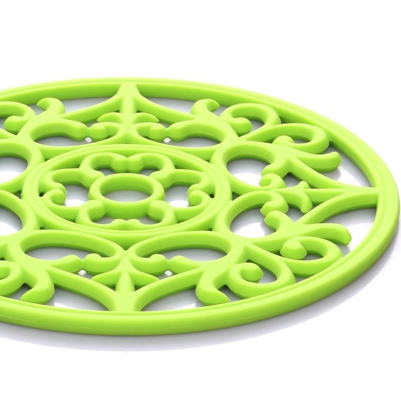 ME.FAN Trivets for Dishes/Pots/Pans, 3 Pcs Silicone Mats, Flexible/Durable/Non Slip Hot Pads to Protect Table and Counter Top (Black)