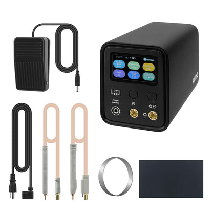 AWithZ UF20B Supercapacitor Battery Spot Welder Machine 10.5KW Spot Welder with Auto & Manual & Foot Pedal Modes Welding, 99 Adjustable Levels