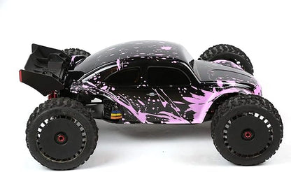 SummitLink Custom Body Compatible for 1/10 1/8 Scale RC Car or Truck (Truck not Included) (Muddy Pink Over Black)
