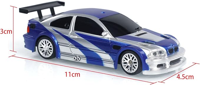 TOUCAN RC HOBBY RTR RC Race Car Gyro 4 * 4 Fully Proportional Control Speed Mini Car 1/43 for Ages 14+US in Stock