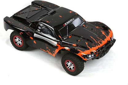 SummitLink Compatible Custom Body Muddy Orange Over Black Replacement for 1/10 Scale RC Car or Truck (Truck not Included) SS-BR-02