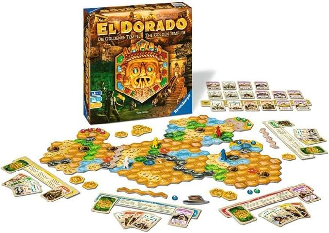Ravensburger The Quest for El Dorado: The Golden Temples Adventure Family Game for Ages 10 &amp Up