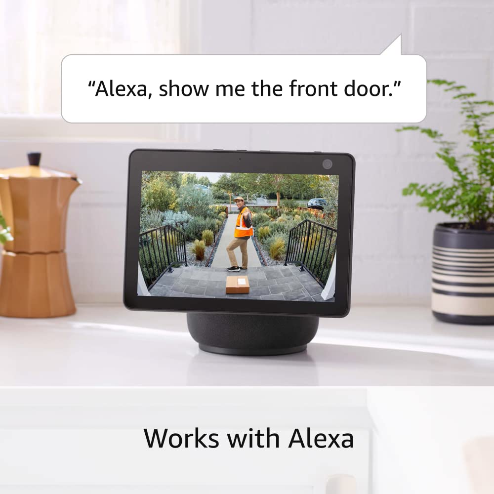Ring Battery Doorbell Plus | Head-to-Toe HD+ Video, motion detection & alerts, and Two-Way Talk
