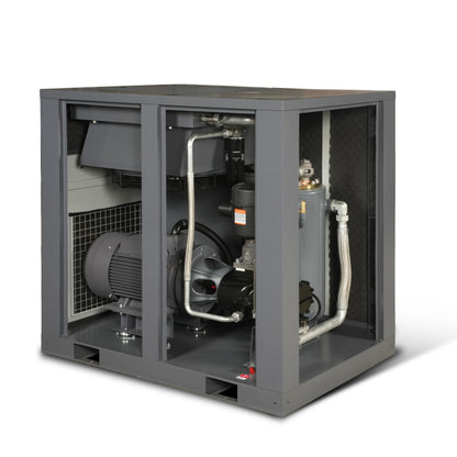 MechMaxx 220CFM Industrial Rotary Screw Air Compressor 50HP 116PSI 230V 3Phase Industrial-Grade,Model M50AC230