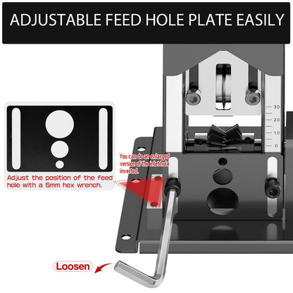 Wire Stripping Machine, 0.06''-1.18'' Automatic Wire Stripping Tool with All Aluminum Frame, Electric Wire Stripper Machine for Recycling Copper Wire