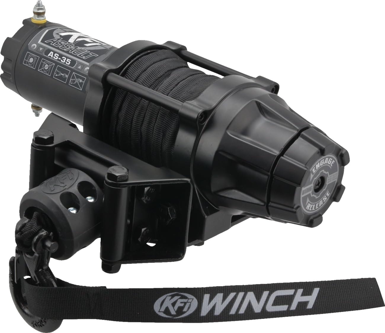 KFI Products Assault Series 3500lb Winch - Synthetic Cable