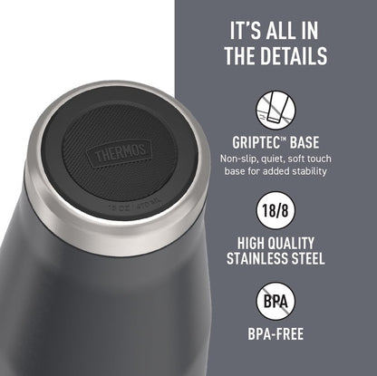 THERMOS ICON SERIES, Stainless Steel Mug, Granite, 16 oz