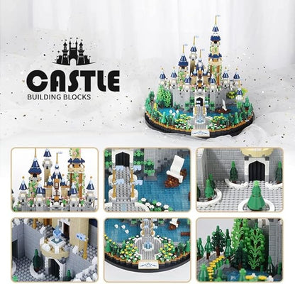 3600PCS Micro Mini Building Blocks Castle SetsCreative Ideals Dream Palace Building Block Best Bricks Gift for 14+ Boys Girls or Adults