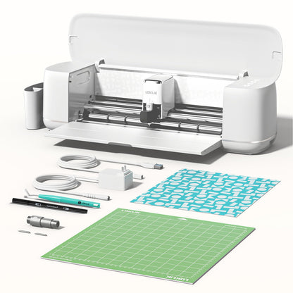 LOKLiK Cutting Machine 2 by HTVRONT - 5 in 1 Vinyl Cutter Machine with 5X Cutting Force, Cuts 100+ Materials, AI Painting, 13'' Smart Die Cutting Machine for All Crafts Cards 3D Arts Home Decor