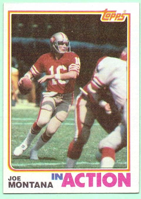 Joe Montana 1982 Topps In Action #489 - San Francisco 49ers