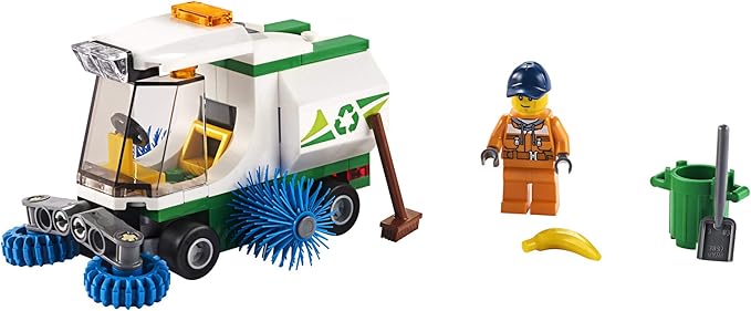 LEGO City Street Sweeper 60249 Construction Toy Cool Building Toy for Kids (89 Pieces)