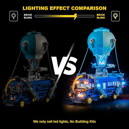Vaodest LED Light for Lego Battle Bus 77073 SetDesign and Configuration Compatible with Model 77073(LED Light Only Not Building Block Kit)
