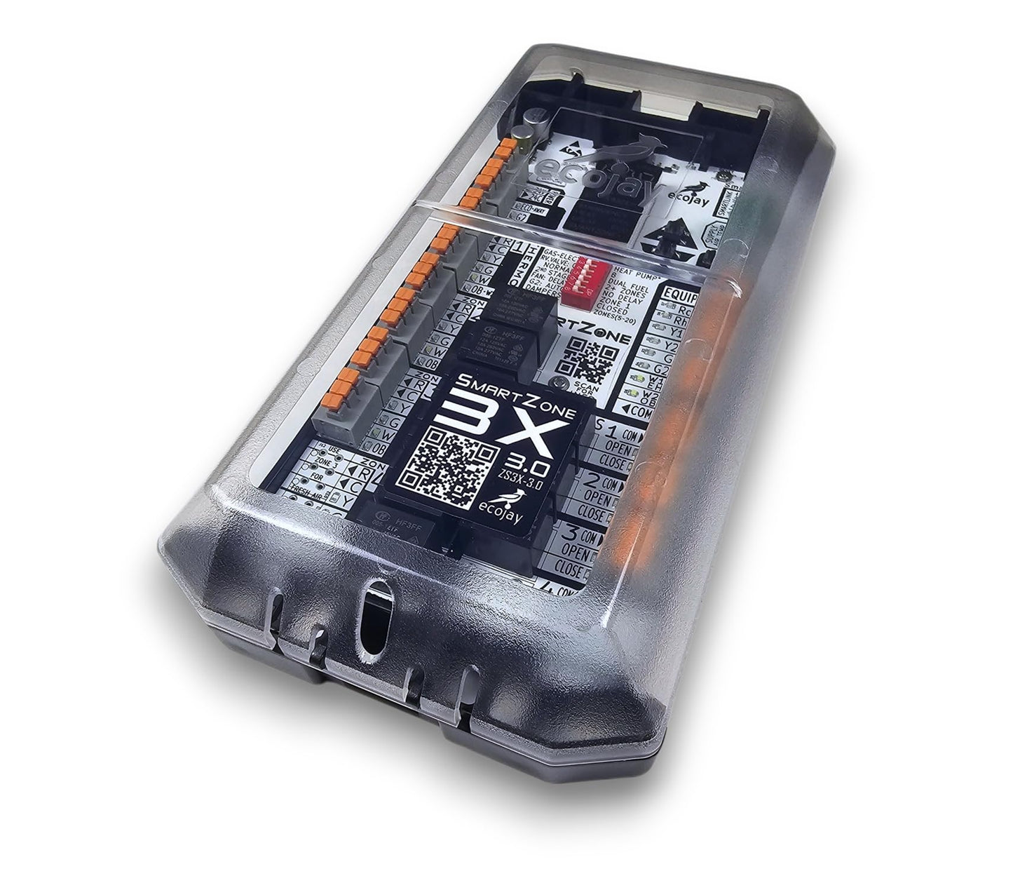 SmartZone-3X : 3 Zone HVAC Controller KIT w/ Temp Sensor; Dual Climate Control to Replace Honeywell HZ322, EWC, Zonefirst, Zonex, Durozone & More