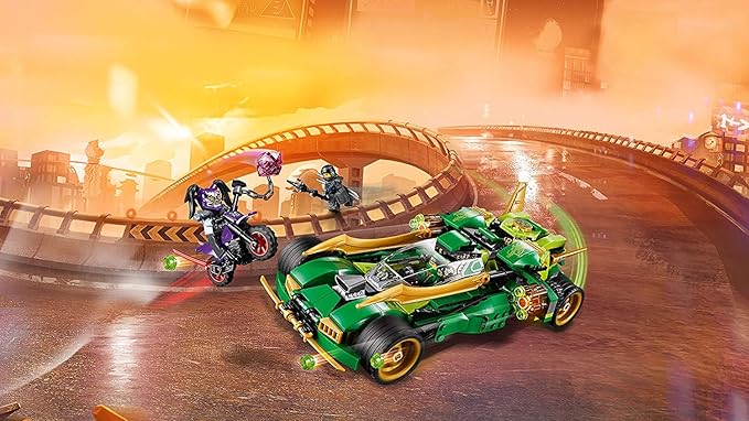 Ninjago Ninja Nightcrawler Bike &amp Car with Shooter Function Masters of Spinjitzu Building Set