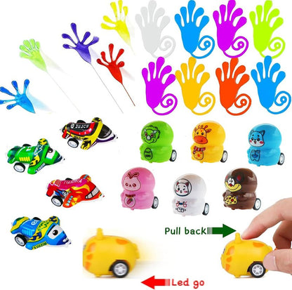 128 Pcs Party Favors for Kids Easter Egg Fillers,Fidget Treasure Box Toys, Classroom Prizes, Pinata Filler Goodie Bag Stuffers, Treasure Chest Carnival Prizes, Prize Box Bulk Toys for Boys Girls 4-8