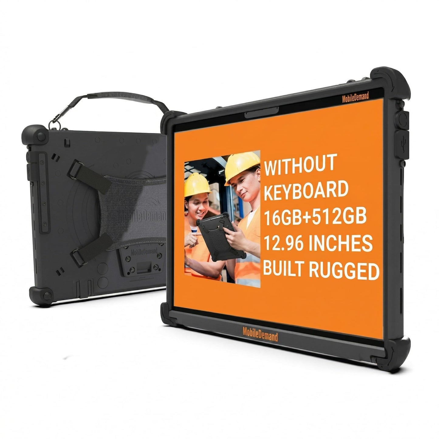 MobileDemand Flex 12C Rugged Windows 11 Pro Tablet 12.96", Intel i3-1215U, 16GB RAM, 512GB SSD, AMOLED 2880x1920 Touchscreen, WiFi 6, USB-C, HDMI