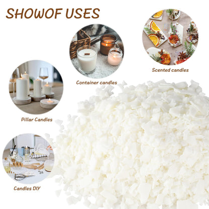 Wfmolcand Soy Wax for Candle Making - 30 LB Natural Soy Wax Candle Wax for DIY Candle Making Supplies…