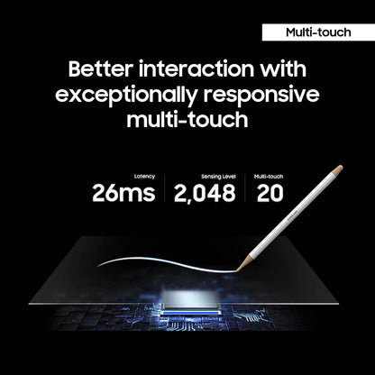 Samsung Pro 85” 4K WMB Interactive Display, SmartView+, Built-in Speakers, Wi-Fi and Bluetooth Embedded, Durable Screen, Universal Pairing, LH85WMBWLGCXZA