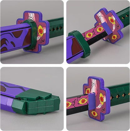 TOY PLAYER Demon Sword Toy Building Set Compatible with Lego with Scabbard and Stand Anime Sword Toy Building Set for Collecting and Gifting (789 Pcs)