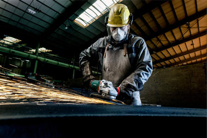 Metabo 9-Angle Grinder, 6,600 RPM, 15.0 Amp W/Lock-On Trigger, Performance Angle Grinders, W24-230 MVT, 606467420, Green