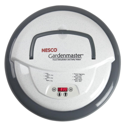 NESCO FD‑1040 Gardenmaster Digital Pro 4 Tray Food Dehydrator for Home Food Preservation, White Electric Dehydrator with Expandable Tray Capacity