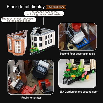 Flatiron Building Set - New York City Architecture Construction Kit Famous Landmarks American Street View ModelCollectible Building Bricks Toys for Adults and Teens - 4500 Pieces