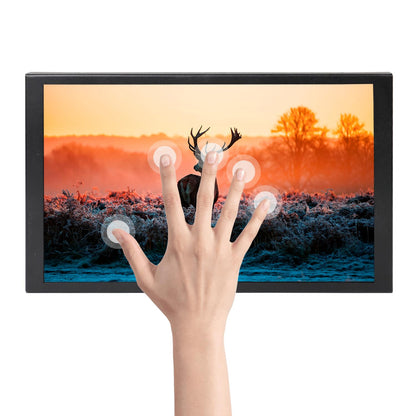 ELECROW 8 Inch Touchscreen Monitor, 1280x800 IPS LCD HD Display with Stand, Portable Capacitive Touch Screen Compatible for Raspberry Pi 3/4/5, Win 11/10/8/7, Jetson Nano, laptops, Game Consoles