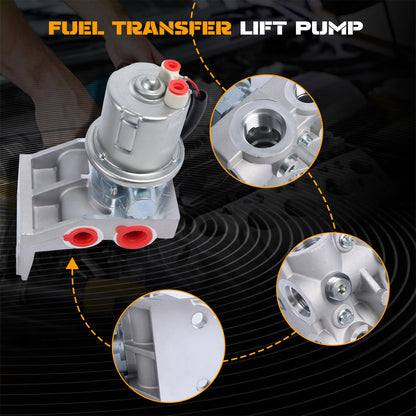 Direct Replacement Fuel Transfer Lift Pump Compatible with Cummins 8.3L ISC C-Series ISL 12V Diesel Engine OE Numbers 5362271 4935007 3990071 3939894 3949085 3949093