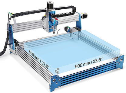 Genmitsu CNC Router Machine PROVerXL 4030 XY-Axis Extension Kit and Aluminum & MDF Hybrid Spoilboard Upgraded Accessories, Expand from 4030 to 6060 (24”x 24”)