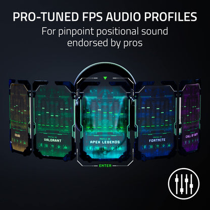 Razer BlackShark V2 Pro Wireless Gaming Headset 2023 Edition: Detachable Mic - Pro-Tuned FPS Profiles - 50mm Drivers - Noise-Isolating Earcups w/Ultra-Soft Memory Foam - 70 Hr Battery Life - White