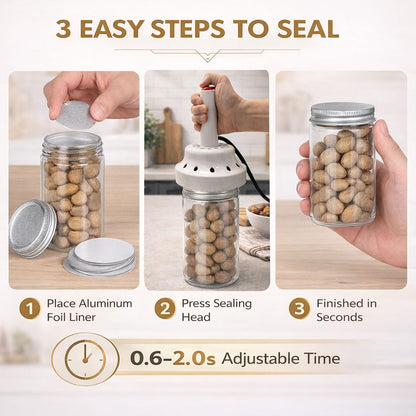 20–130mm Induction Heat Sealer, Portable Handheld Bottle Cap Sealing Machine for Plastic & Glass Bottles, Induction Sealing Machine 110V