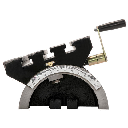 BestEquip Tilting Milling Table 10x7inch Tilting Angle Milling Machine 0-80°Adjustable Swivel Angle Plate with 3 T-slots and an Adjustable Crank Handle Heavy Duty Tilting Milling Machine for Grinding