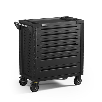 Griplier 7-Drawer Rolling Tool Chest,34.2W x 18.1D x 37.4H inches,Tool Storage Cabinet with Brake Wheels,Lock & Key for Garage, Warehouse,Repair Shop,Workshop