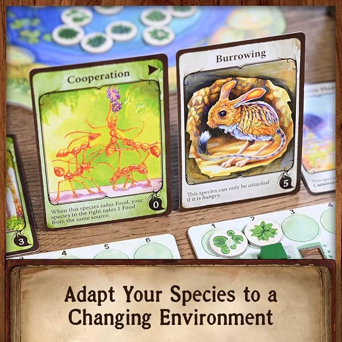 Northstar Game Studio Evolution Board Game | Create Species in This Strategy Game for Adults Teens and Families | 2-6 Players Age 12+