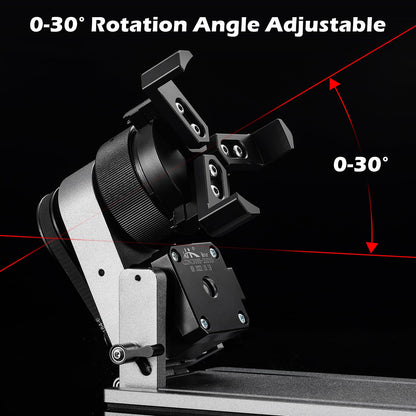 Genmitsu L8 Laser Engrave + MD18 Rotary Roller, 20W Power Output Laser Cutter Built-in Acrylic Enclosure with Vent, Air Assist Pump, Honeycomb, Camera, Laser Safety Class 1