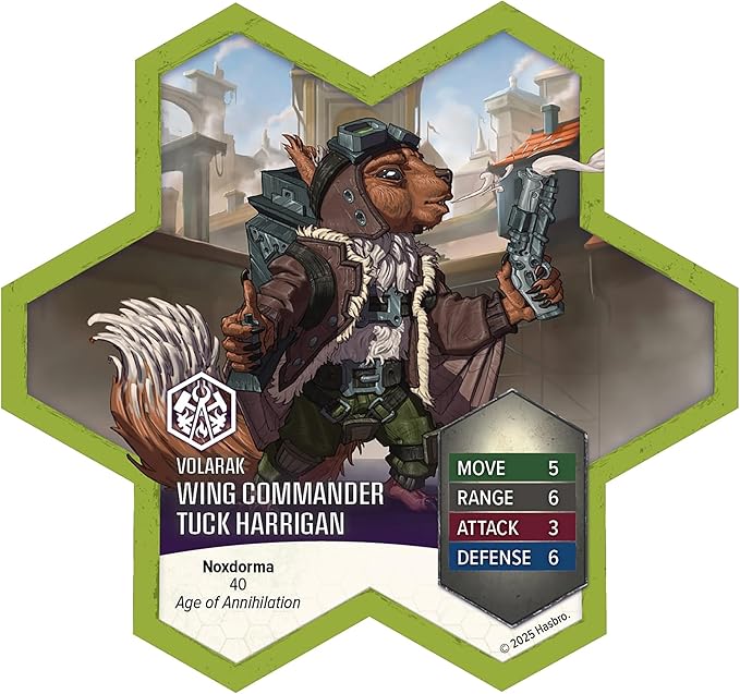 Renegade Game Studios Heroscape Age of Annihilation: Wing Commander Tuck Harrigan &amp Vorid Glidestrikers Army Expansion Board Game Miniatures