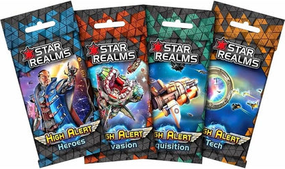 Wise Wizard Games Star Realms Complete Bundle: Core Game Colony Wars Frontiers United Command Decks High Alert Crisis Gambit Cosmic Gambit Scenarios Promo Pack 1 and Universal Storage Box