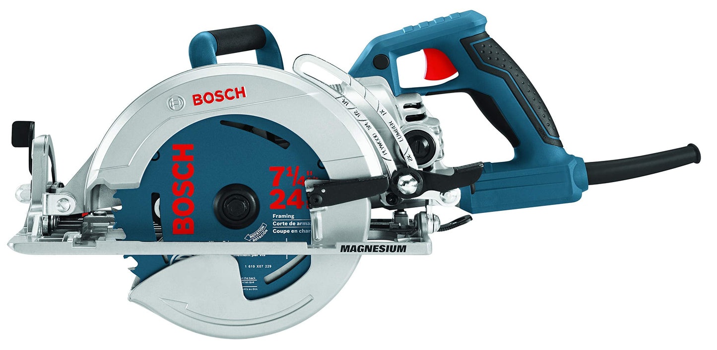 Bosch 7-1/4-Inch Worm Drive Circular Saw CSW41, Blue