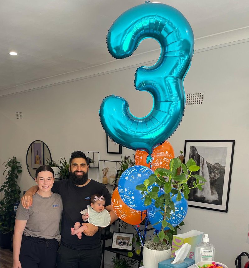 Light Blue Number 3 Balloon 40 Inch, 3rd Birthday Celebration Supplies for Girls Boys Women Men, 3 Balloon for Girls Boys Theme Party
