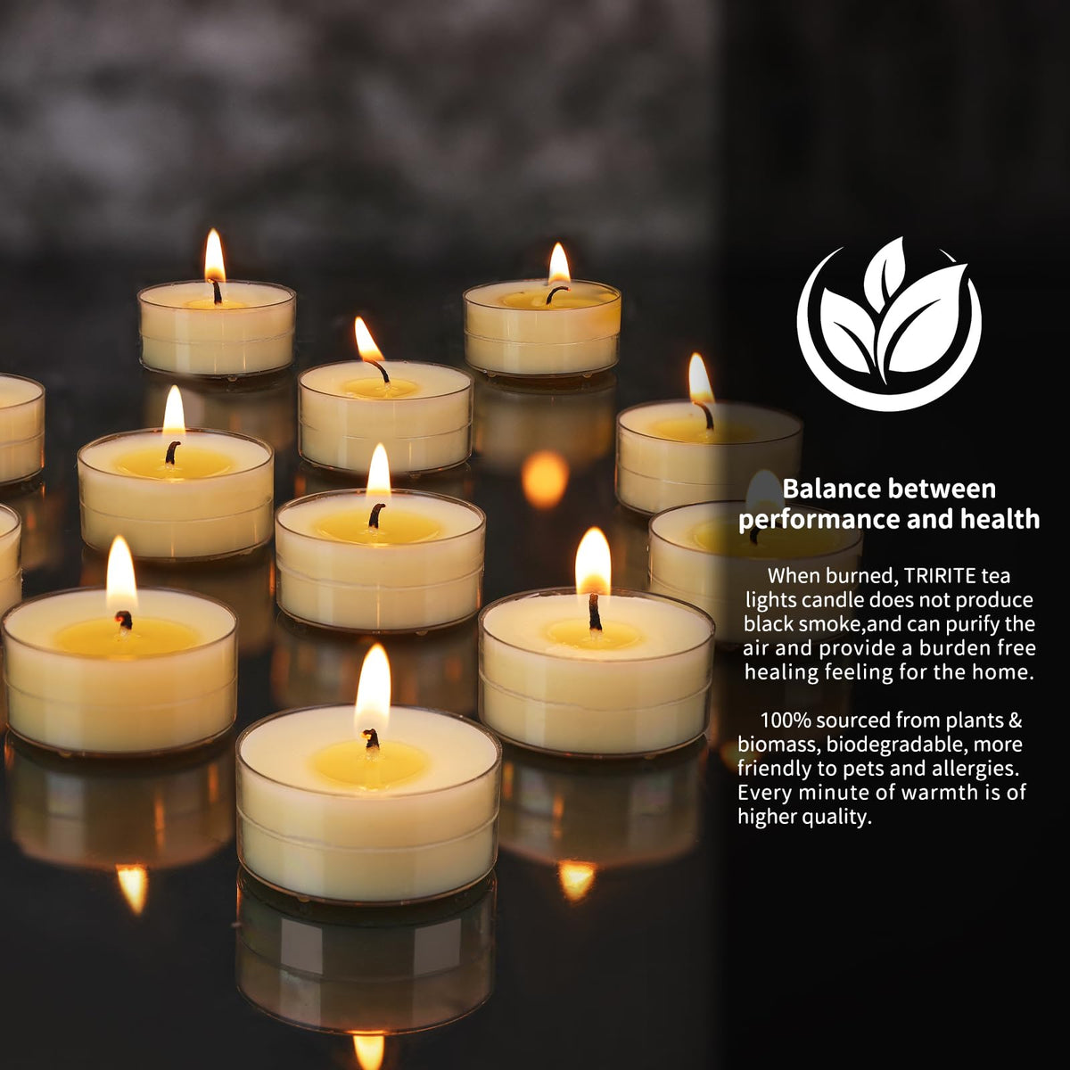 12 Pack Beeswax Tealights Candles, Rose Scented Tea Light Candle, 4 Hours White Tea Scented, Soy & Beeswax Candles with Essential & Natural Oils for Home & Party (Rose)