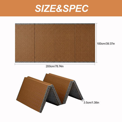 Dymhaoby Japanese Traditional Tatami Mattress, Coconut Coir Tatami Mat, Foldable Japanese Floor Mattress,Futon Bed,Meditation Mats for Floor,Summer Sleeping Mat(100 * 200cm)