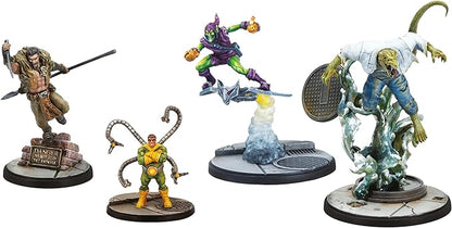 Marvel: Crisis Protocol Spider-Foes AFFILIATION PACK - Unleash Sinister Villains on the Tabletop! Superhero Strategy Game Ages 14+ 2 Players 90 Minute Playtime Made by Atomic Mass Games